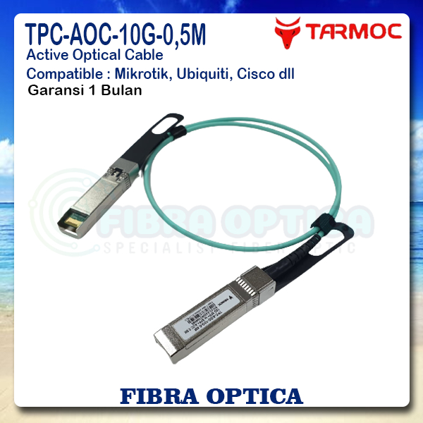 Tarmoc TPC-AOC-10G-0,5M | SFP+ Active Optical Cable 0,5 Meter