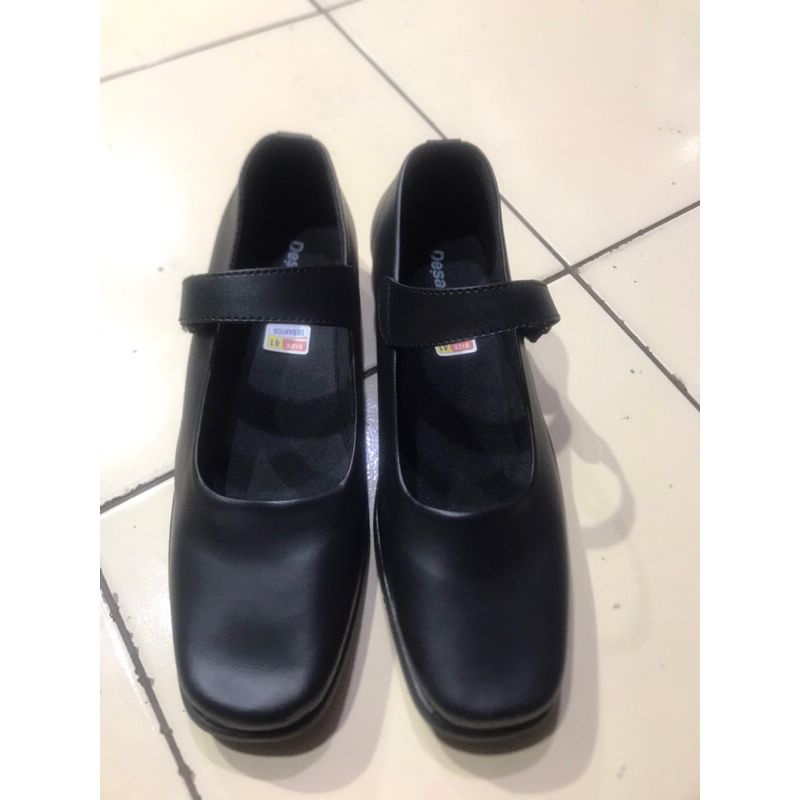 Sepatu Hitam Pantofel Paskibra Desantos