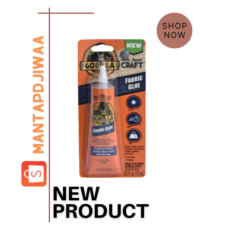 

Gorilla 73 Ml Lem Fabric & Craft