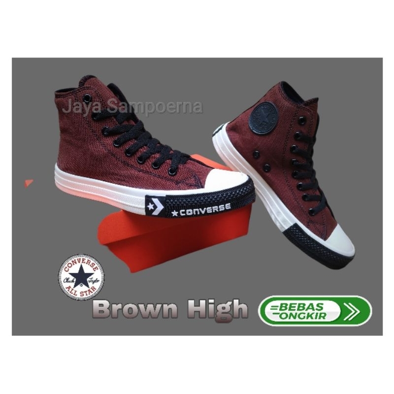 Sepatu Converse 70s Logo High Premium Brown