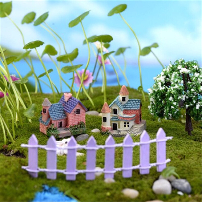 Miniatur Lampu Taman / Pagar / Petunjuk Arah / Kursi Taman / Miniatur Taman / Rumput Taman
