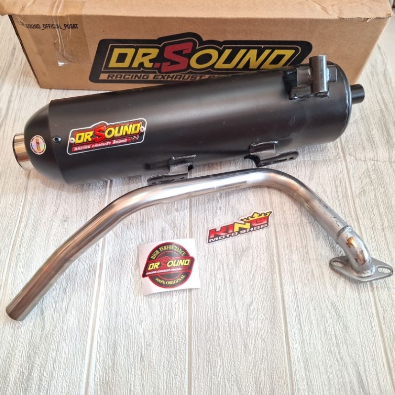 knalpot copy cms dr sound vario 125/150 old adem ngebas ramah lingkungan