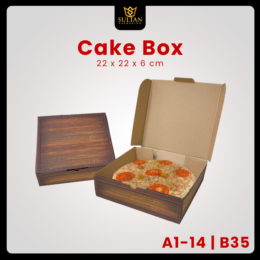 

Cake Box - Dus Hampers Makanan - Kotak Makanan - Food Grade - A1-14