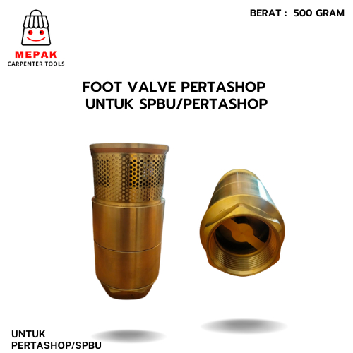 Foot valve pertashop Untuk SPBU pertashop