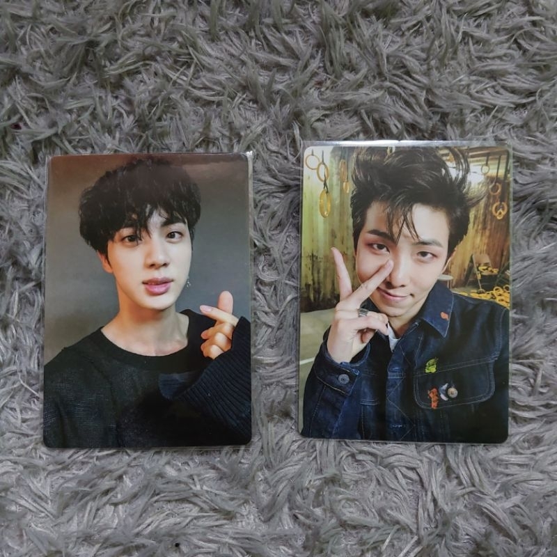 BTS official photocard mpc Army Bomb AB ver3 murah kim namjoon (RM) dan Kim Seokjin (Jin)