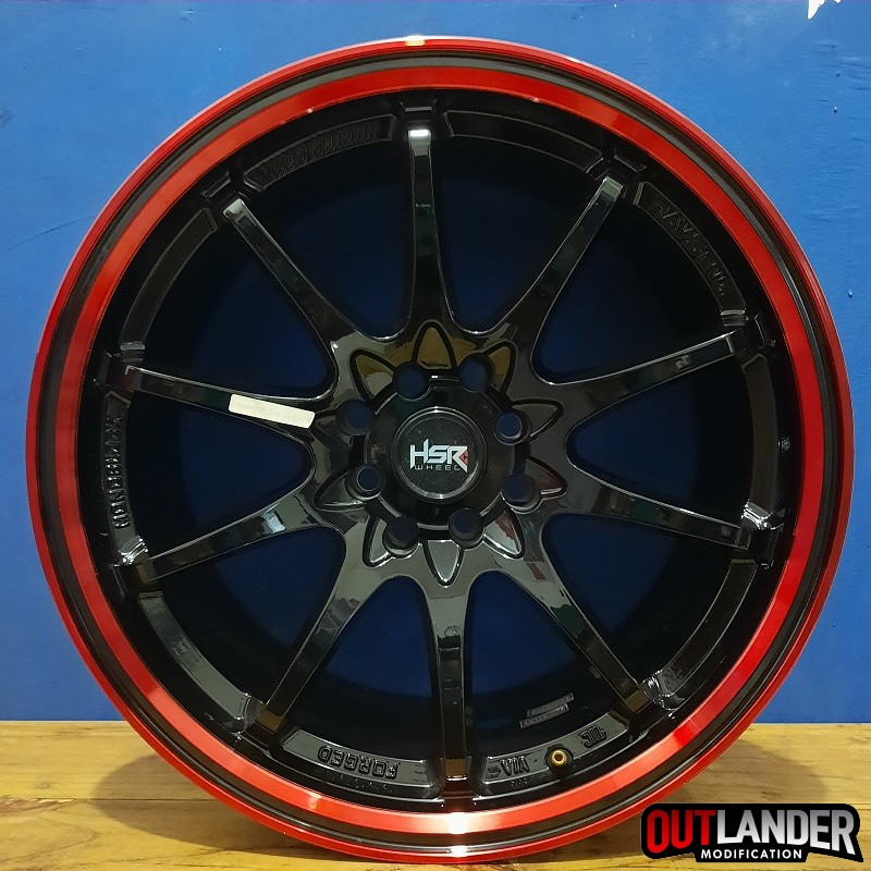 Pelek Racing Ring 17 Buat Mobilio Yaris Swift Jazz Ignis Velg Mobil R17 HSR Type Hiroshima For Corol