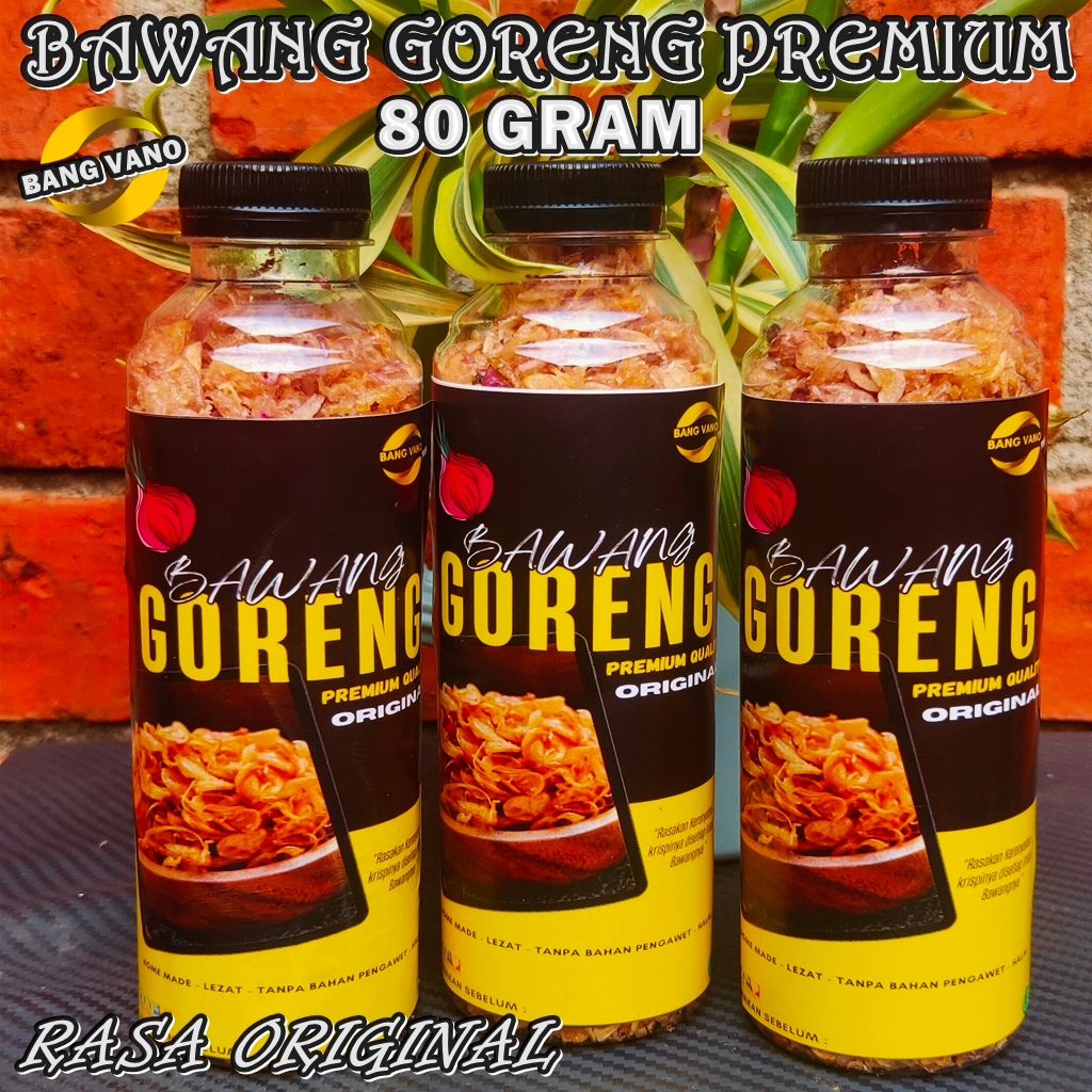 

Bawang Goreng Premium Grade A BANG VANO 80gr