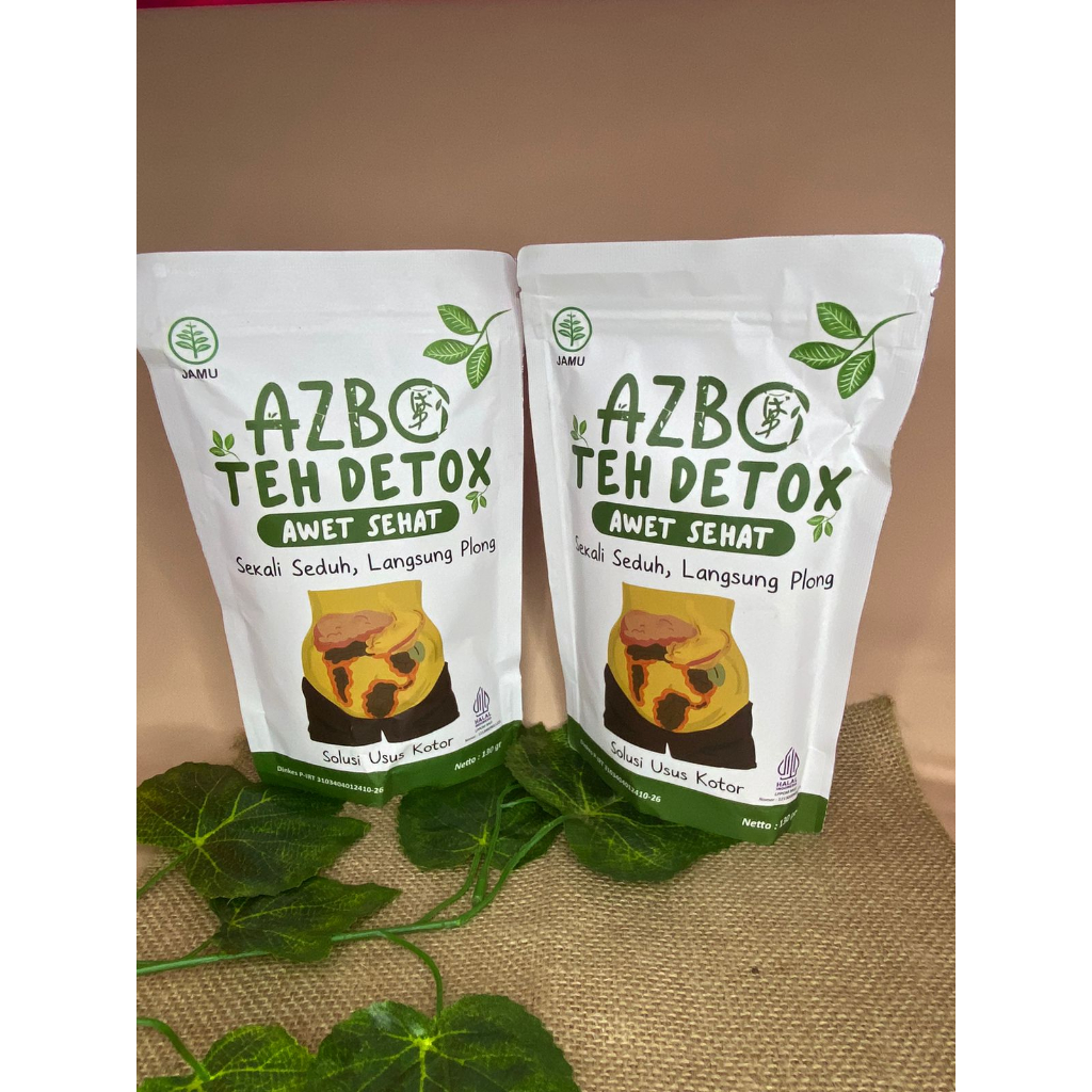 

Paket Hemat 2Pcs Teh Detox Azbo Teh Herbal Awet Sehat