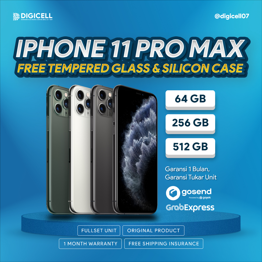 IPHONE 11 PRO MAX 64 256 GB SECOND INTER IBOX