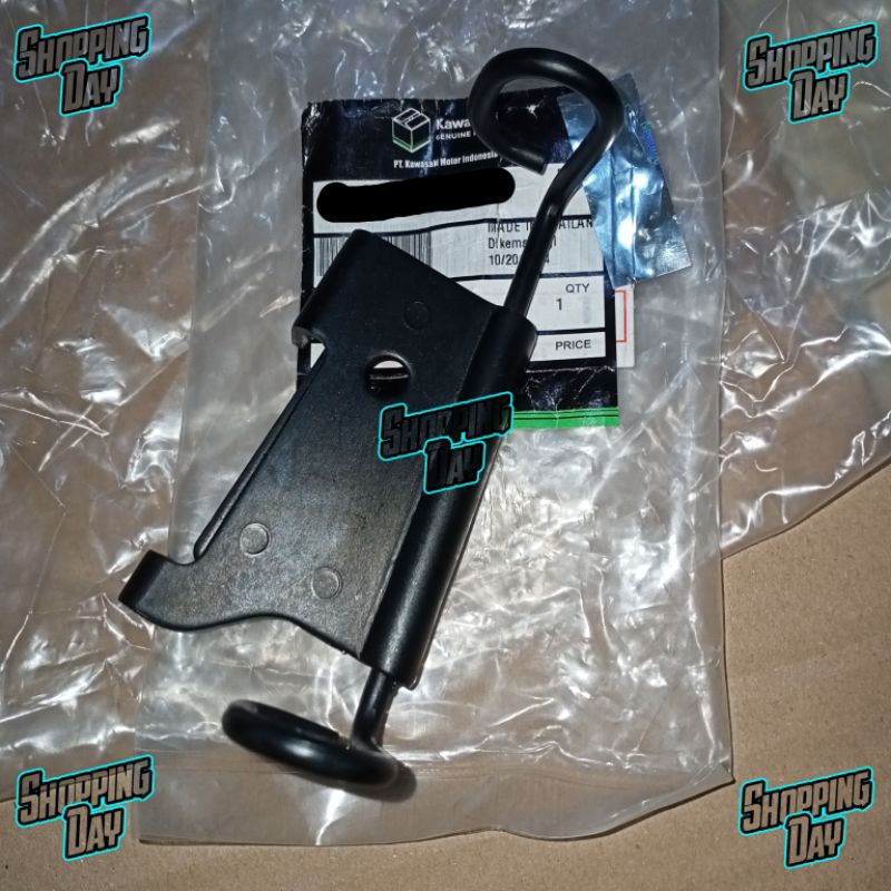 Breket braket klem clamp selang rem belakang ninja 250 r karbu ORIGINAL
