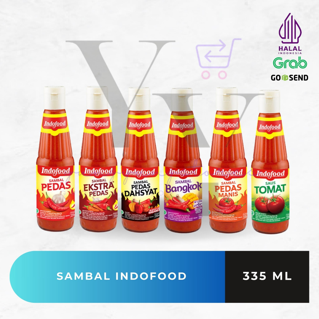 

Indofood Sambal Bangkok / Pedas / Ekstra Pedas Dahsyat / Pedas Manis 335 ml