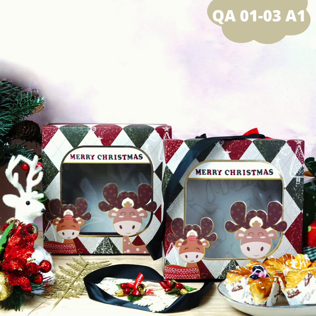 

Kotak Kue Natal / Box Kue Natal / Kardus Box Natal / Box Cake Natal / Kotak Cake Natal I QA01-03A1