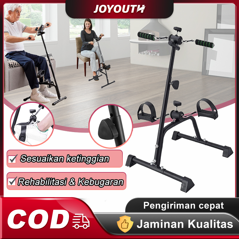SEPEDA STATIS PORTABLE SEPEDA STATIS TERAPI TERAPI STROKE PEDAL EXERCISER TERAPI KAKI DAN TANGAN