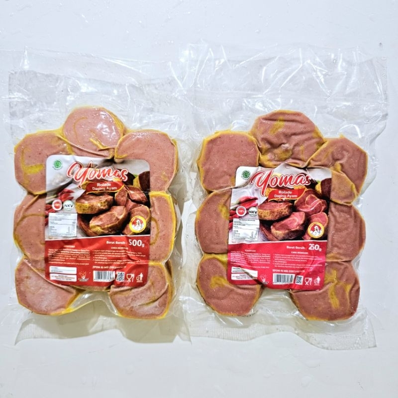 

YOMAS rolade ayam 250gr + 500gr