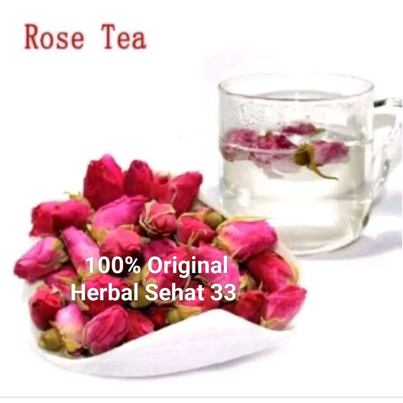 

teh bunga mawar red rose buds flower tea 50gr