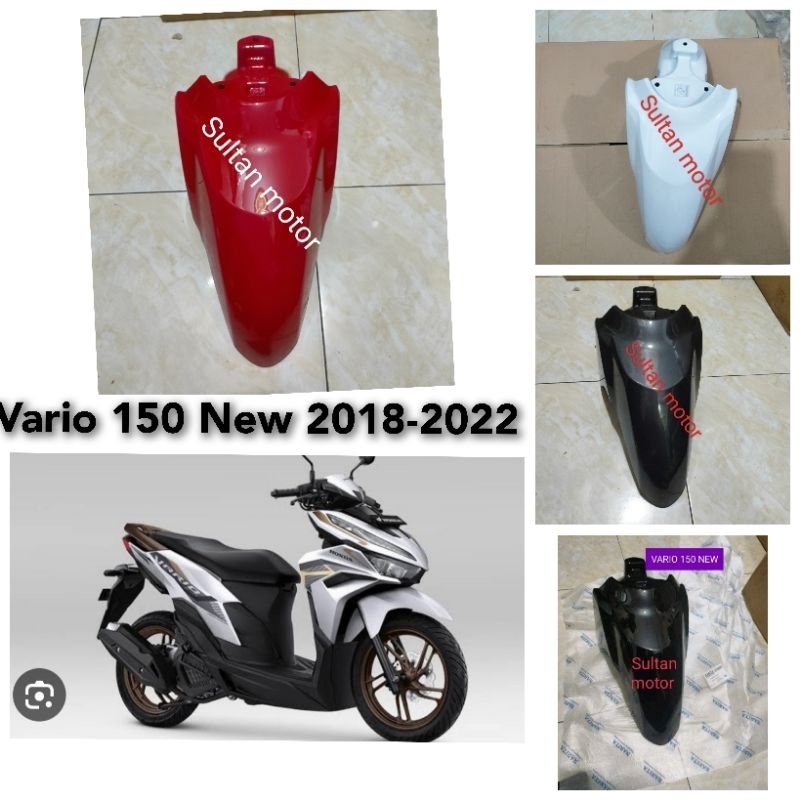 Spakbor depan Vario 150 new hitam 2018 Spakbor depan Vario 150 new putih Spakbor depan Vario 150 new