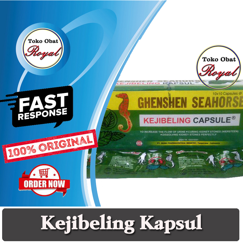 Ghenshen Seahorse Kejibeling Kapsul Peluruh Batu Ginjal