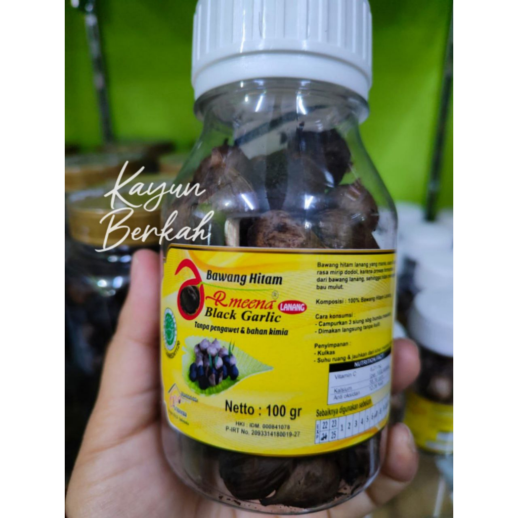 

Black Garlic ARMEENA Bawang Hitam Tunggal lanang untuk kolesterol asam urat kanker jantung stamina pria