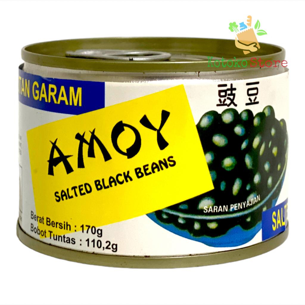 

Amoy Tausi Salted Black Beans / Kacang Hitam Kaleng 170gr