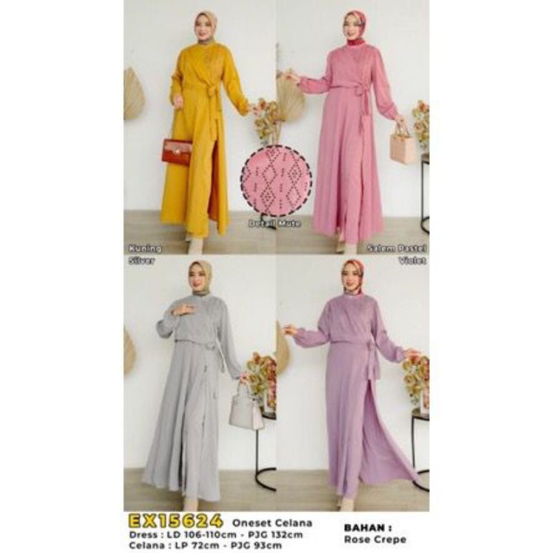 Setelan celana gamis by extu