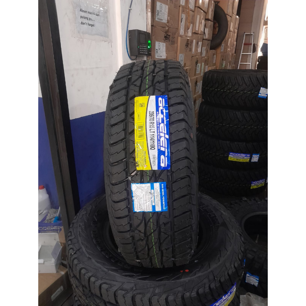 Ban Mobil Jeep Escudo Katana Ukuran 235/70 Ring 15 Ban Accelera Omikron A/T