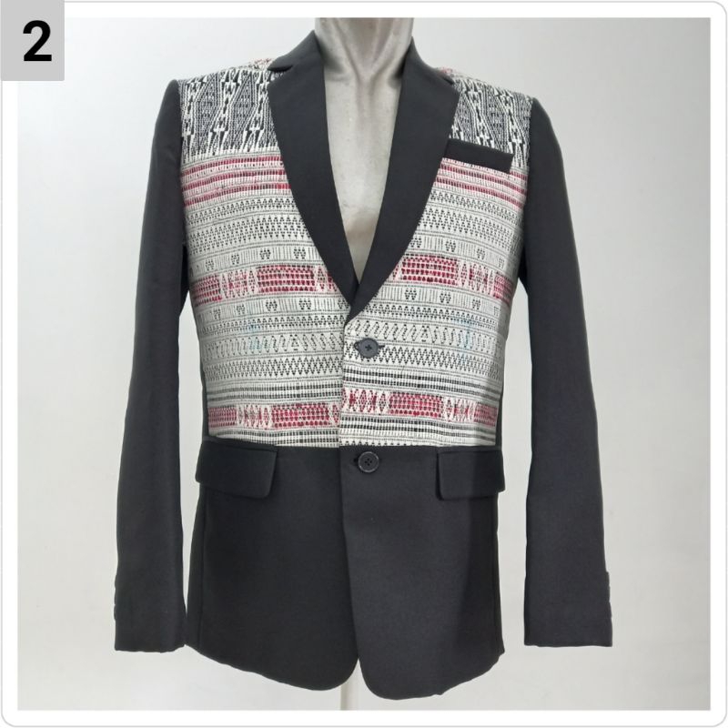 Jas Batik Ulos Sadum Angkola / Jas Batik Formal Ulos Sumatera