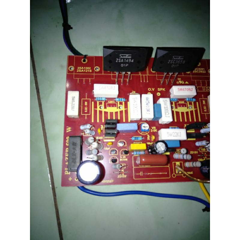 kit blazer 500watt. up komponen.