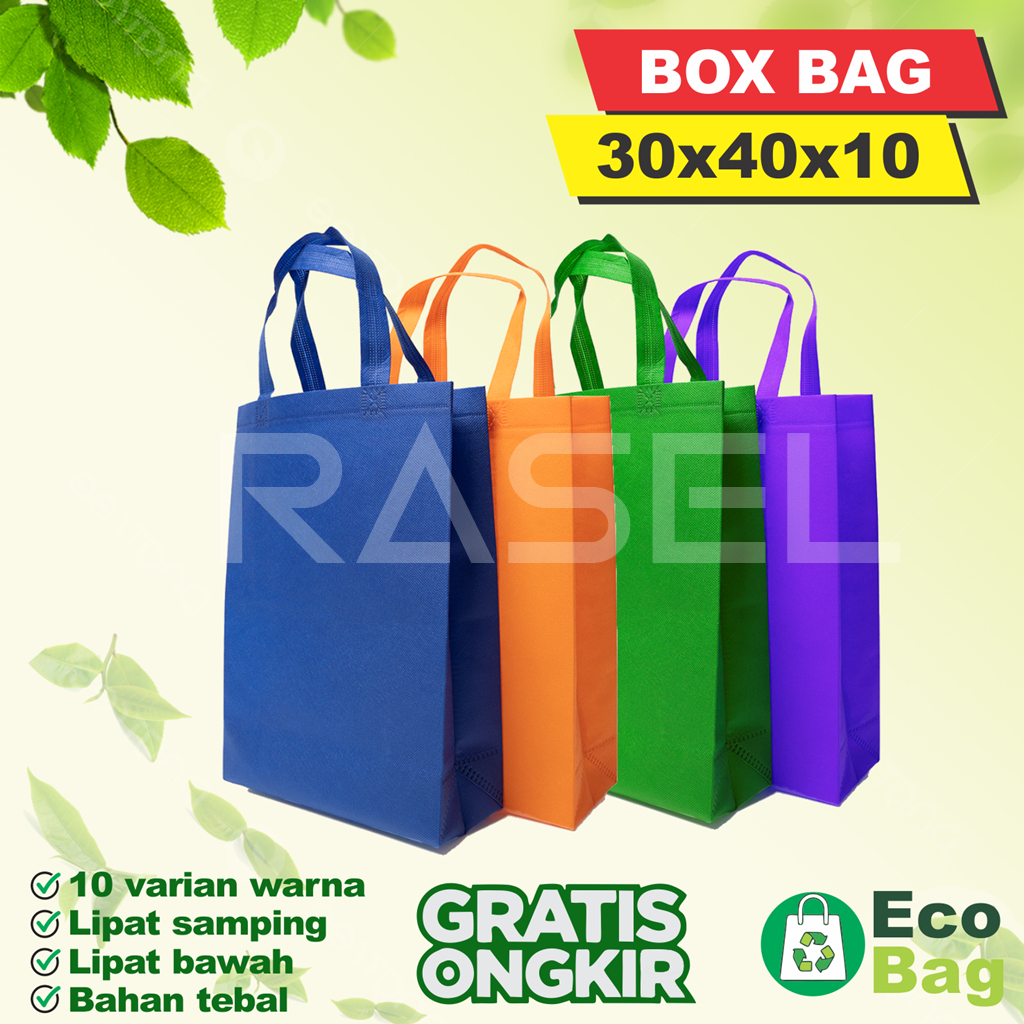 

Kantong box bag TBB 30x40x10 spunbond