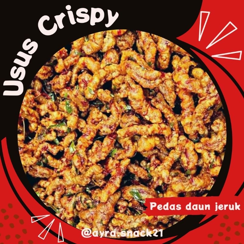 

USUS CRISPY PEDAS DAUN JERUK 100GR