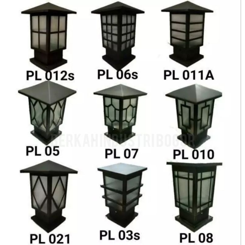 lampu pilar pagar lampu outdoor minimalis