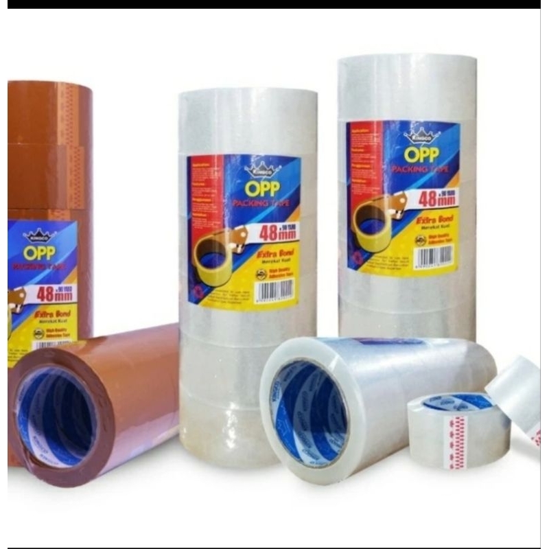 

lakban kingco/KINGCO LAKBAN OPP BENING / COKLAT 45mm,80 yard