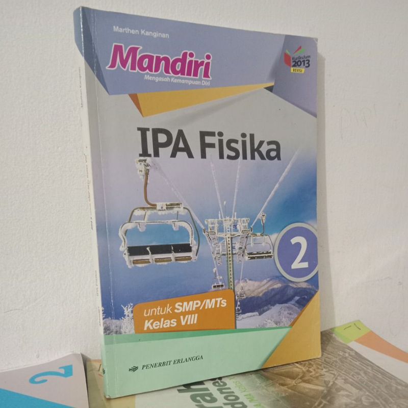 buku mandiri IPA fisika SMP kelas 2-8 penerbit erlangga