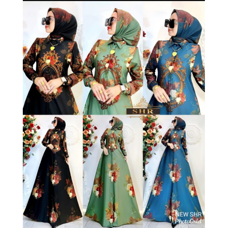 ready  gamis jumbo/ standar scuba 100% ORI SHR