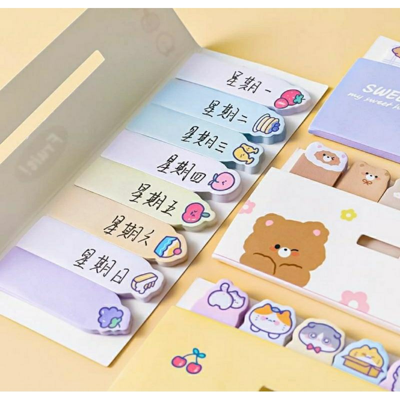 

Sticky Memo Pad Aestetik Sticky Notes