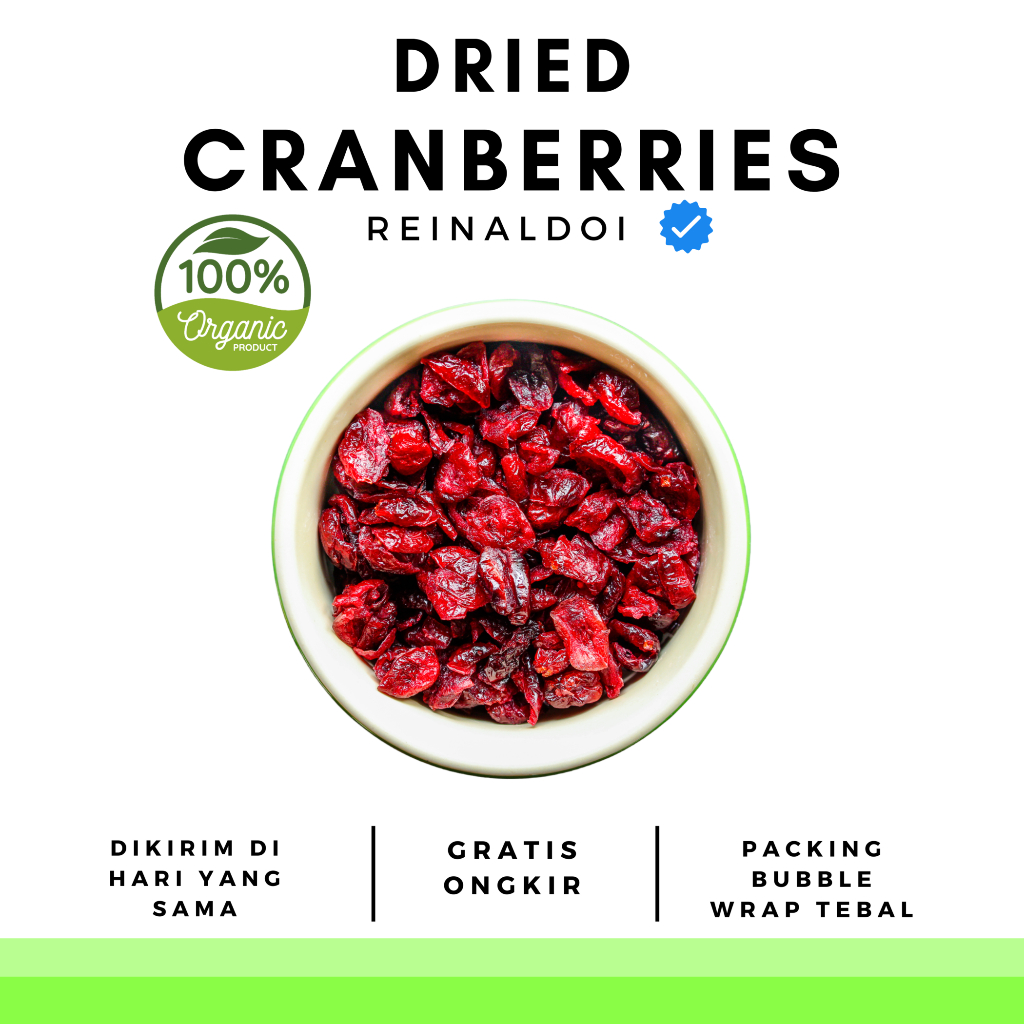 

Manisan Cranberry Kering 100 GR