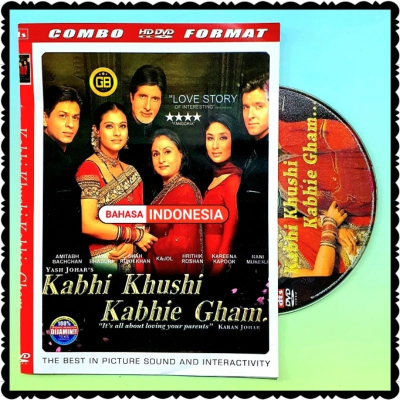 KASET FILM INDIA-KASET FILM KABHI SHUSHI KHABIE GHAM DUBBING BAHASA INDONESIA LENGKAP FULL BOX