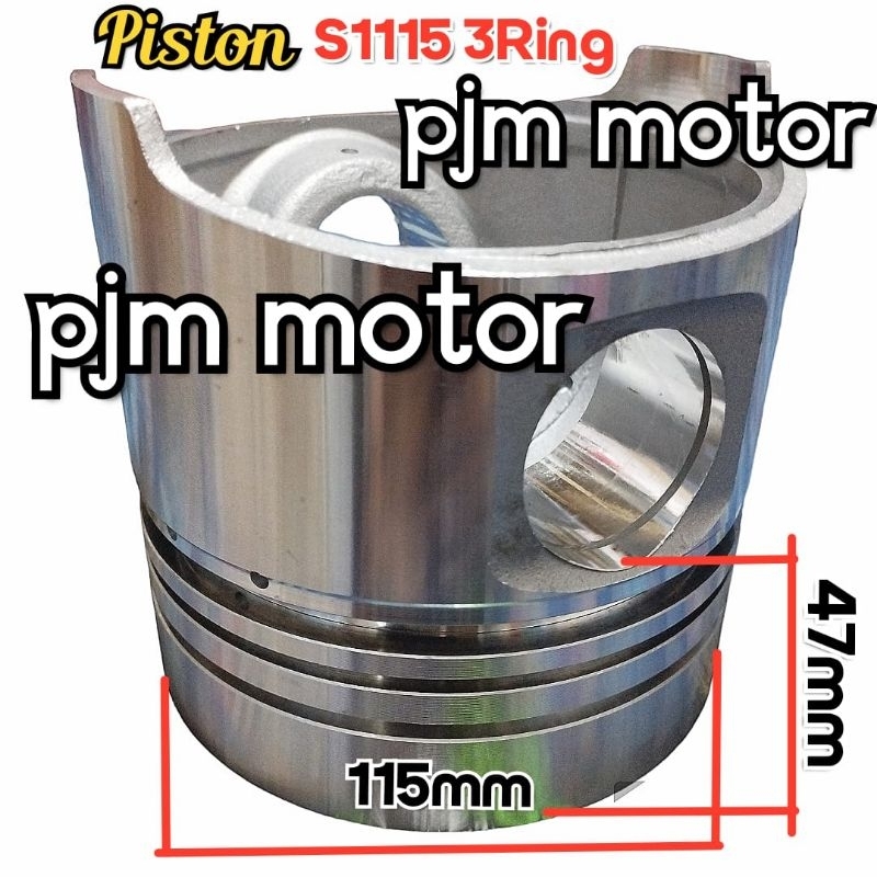 Piston Seher Mesin Diesel S1115 Zs1115 3Ring Dongfeng Tianli TL