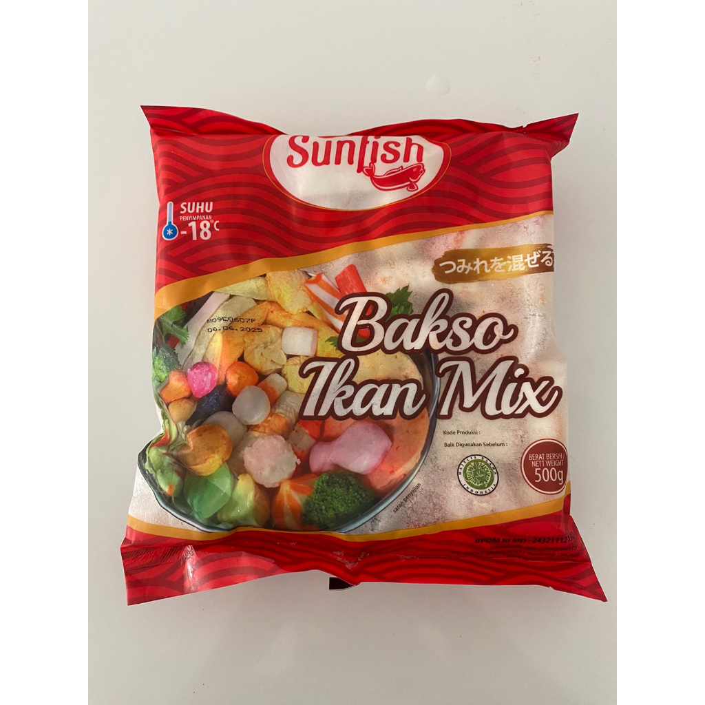 

Sunfish Bakso Ikan Mix 500 gram