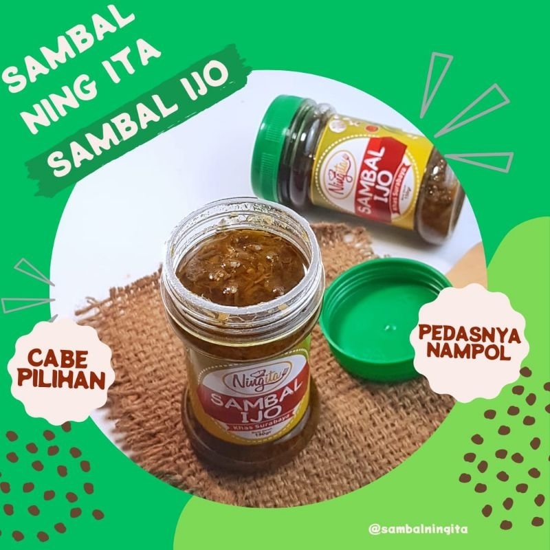 

Sambal Ning Ita - Sambal Ijo 150gram siap dikonsumsi [ Best Seller ]