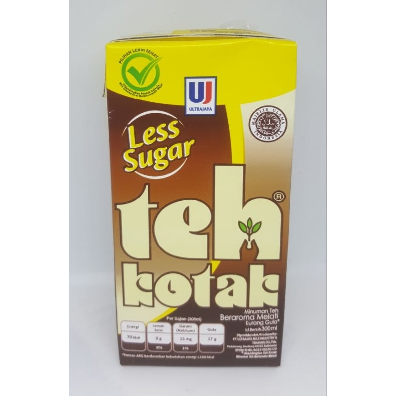 

Teh Kotak Less Sugar 300ml