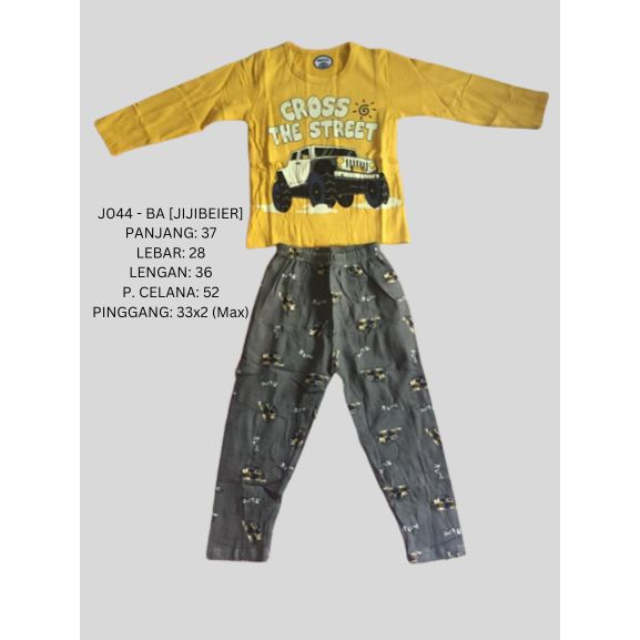 [73k Special] Piyama Anak Laki-laki JIJIBEIER Import