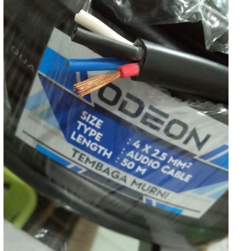 KABEL AUDIO ODEON 4X2,5MM REAL TEMBAGA