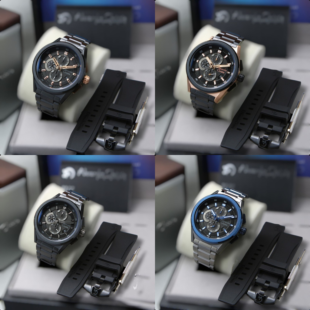 Jam Tangan Pria Alexandre Christie AC 6654 AC6654 Full Set Original