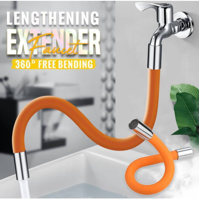 Sambungan Ekstensi Kran Air Cuci Piring Wastafel Fleksibel 20 Cm — 10