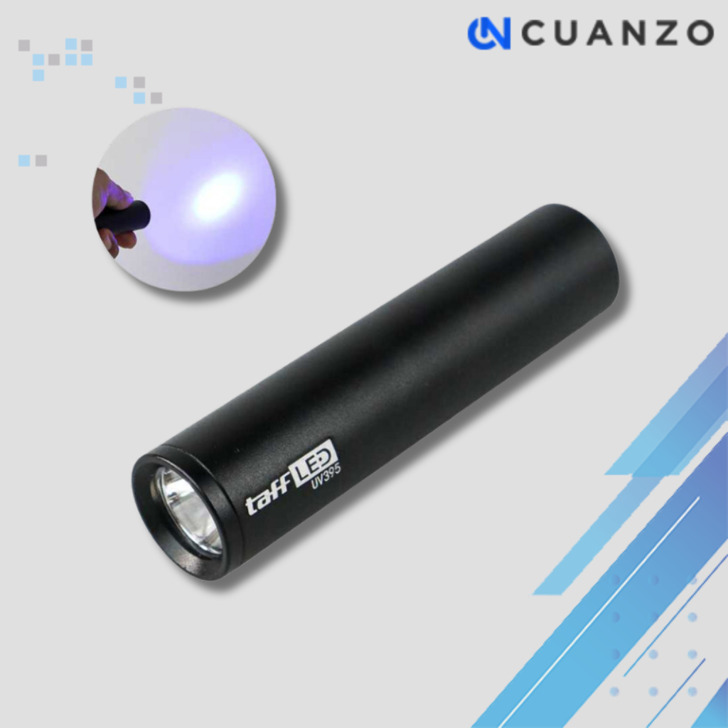 Senter LED Mini Ultraviolet USB Rechargeable 395 nm / Lampu Senter Pocketman UV 9 LED Tipe Tinggi Po