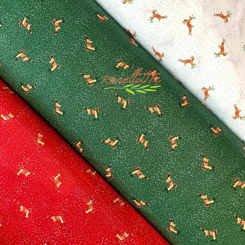 Kain Katun Jepang Motif Christmas Natal