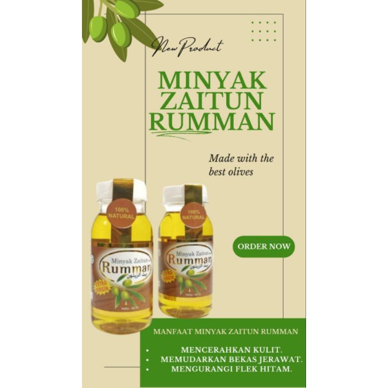 

Minyak Zaitun Rumman-80ml