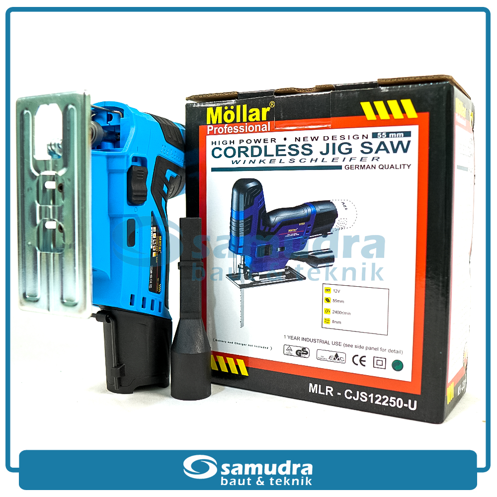 Cordless Jigsaw Unit Only MOLLAR CJS12250-U Mesin Gergaji Baterai 20V