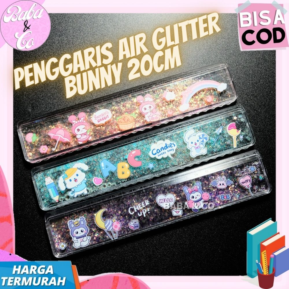 

PENGGARIS LUCU UNIK MURAH PENGGARIS AIR GLITTER BUNNY 20cm KELINCI GLITTER AIR UNIK PERNGGARIS GLITTER AIR BUNNY