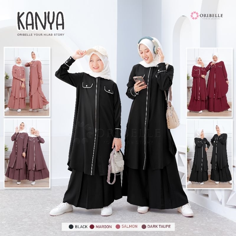 ORIBELLE INDONESIA | KANYA ONE SET TUNIK BY ORIBELLE KIDS | SETELAN ANAK KULOT | BAJU ANAK TANGGUNG 